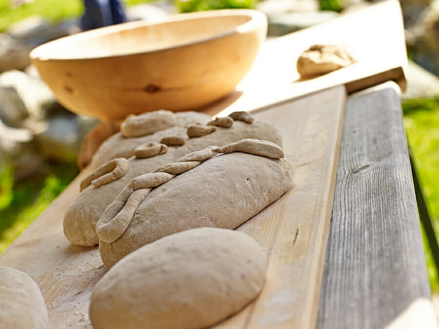 Selbstgebackenes Brot zum Mitnehmen