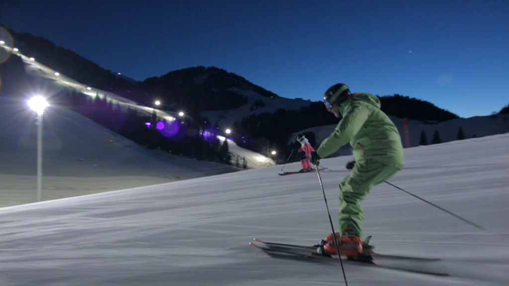 Nachtskifahren in der SKiWelt Söll